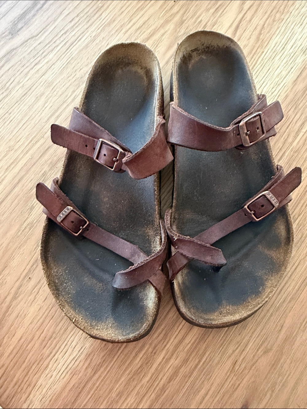 Birkenstock Myari Brown Adjustable Buckle Sandals
